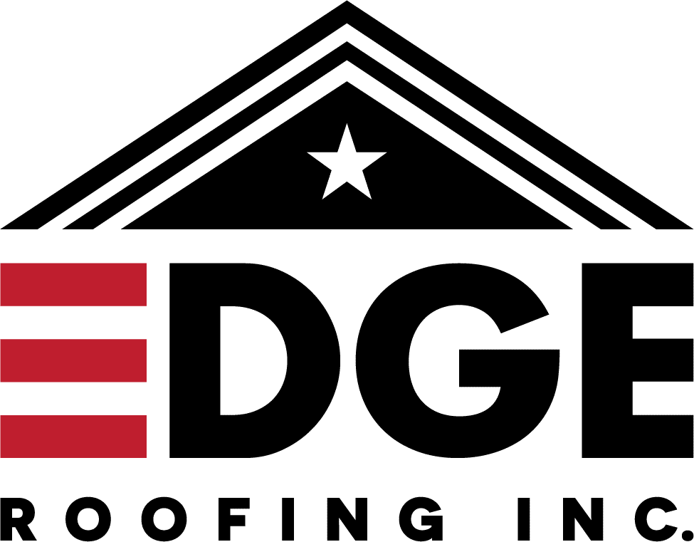 EDGE LOGO RED E BLK
